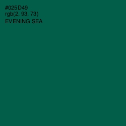 #025D49 - Evening Sea Color Image