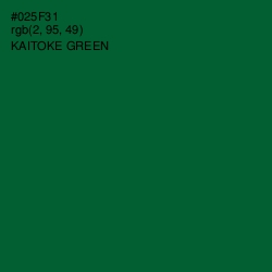 #025F31 - Kaitoke Green Color Image