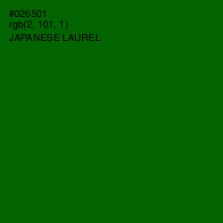 #026501 - Japanese Laurel Color Image