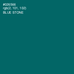 #026566 - Blue Stone Color Image