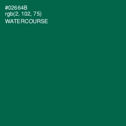 #02664B - Watercourse Color Image