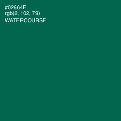#02664F - Watercourse Color Image