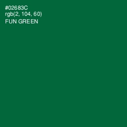 #02683C - Fun Green Color Image
