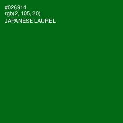 #026914 - Japanese Laurel Color Image