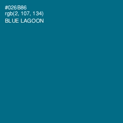 #026B86 - Blue Lagoon Color Image