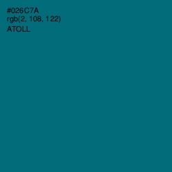 #026C7A - Atoll Color Image