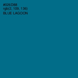 #026D88 - Blue Lagoon Color Image