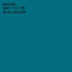 #026E80 - Blue Lagoon Color Image