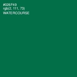 #026F49 - Watercourse Color Image