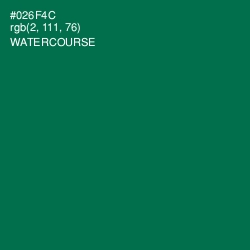 #026F4C - Watercourse Color Image
