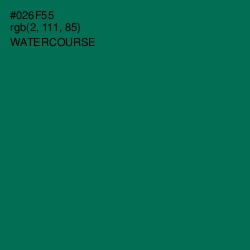 #026F55 - Watercourse Color Image