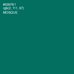 #026F61 - Mosque Color Image