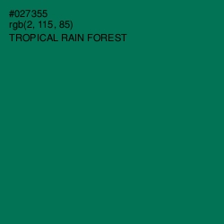 #027355 - Tropical Rain Forest Color Image