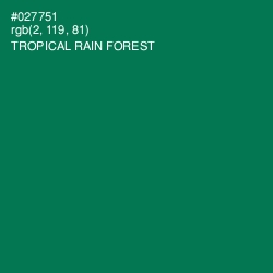 #027751 - Tropical Rain Forest Color Image