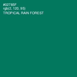 #02785F - Tropical Rain Forest Color Image