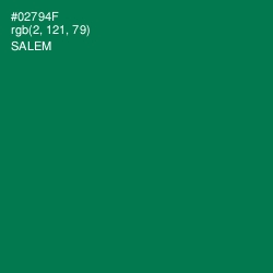 #02794F - Salem Color Image