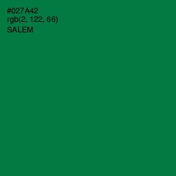 #027A42 - Salem Color Image