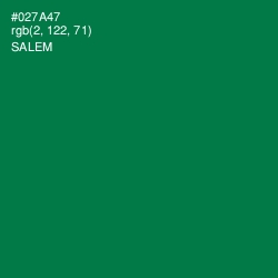 #027A47 - Salem Color Image