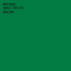 #027B43 - Salem Color Image