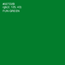 #027D2B - Fun Green Color Image