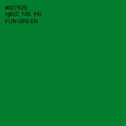 #027E2E - Fun Green Color Image