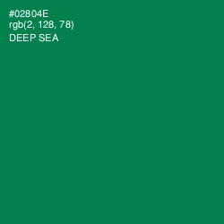 #02804E - Deep Sea Color Image