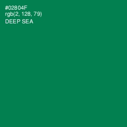 #02804F - Deep Sea Color Image