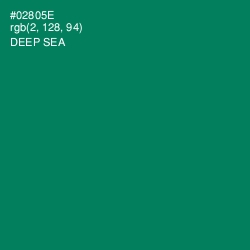 #02805E - Deep Sea Color Image