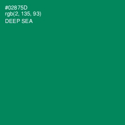 #02875D - Deep Sea Color Image