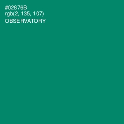 #02876B - Observatory Color Image