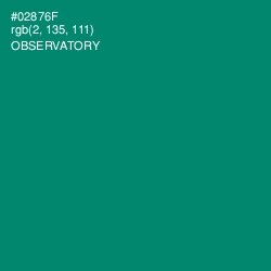 #02876F - Observatory Color Image