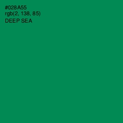 #028A55 - Deep Sea Color Image