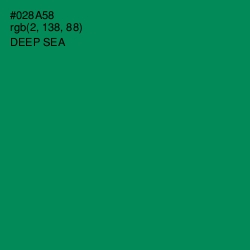 #028A58 - Deep Sea Color Image