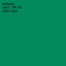 #028A5C - Deep Sea Color Image