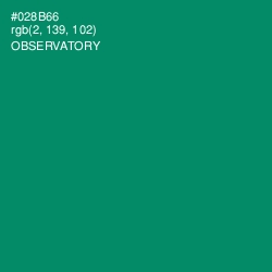 #028B66 - Observatory Color Image