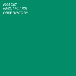 #028C67 - Observatory Color Image