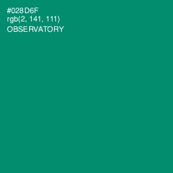 #028D6F - Observatory Color Image