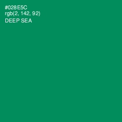 #028E5C - Deep Sea Color Image