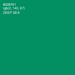 #028F61 - Deep Sea Color Image