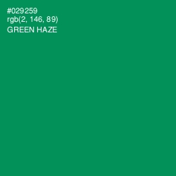 #029259 - Green Haze Color Image