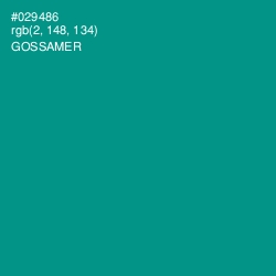 #029486 - Gossamer Color Image