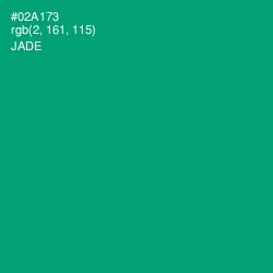 #02A173 - Jade Color Image