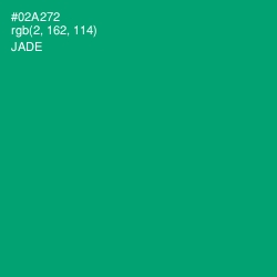 #02A272 - Jade Color Image