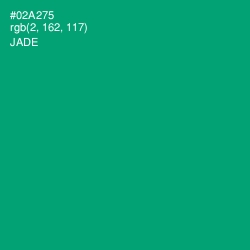 #02A275 - Jade Color Image
