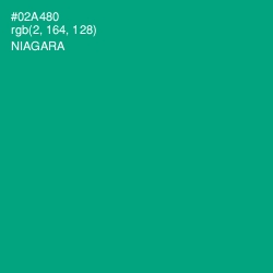 #02A480 - Niagara Color Image