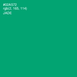 #02A572 - Jade Color Image