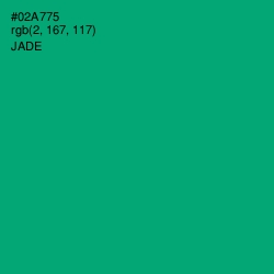 #02A775 - Jade Color Image