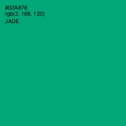 #02A878 - Jade Color Image