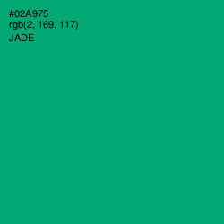 #02A975 - Jade Color Image