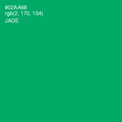 #02AA68 - Jade Color Image